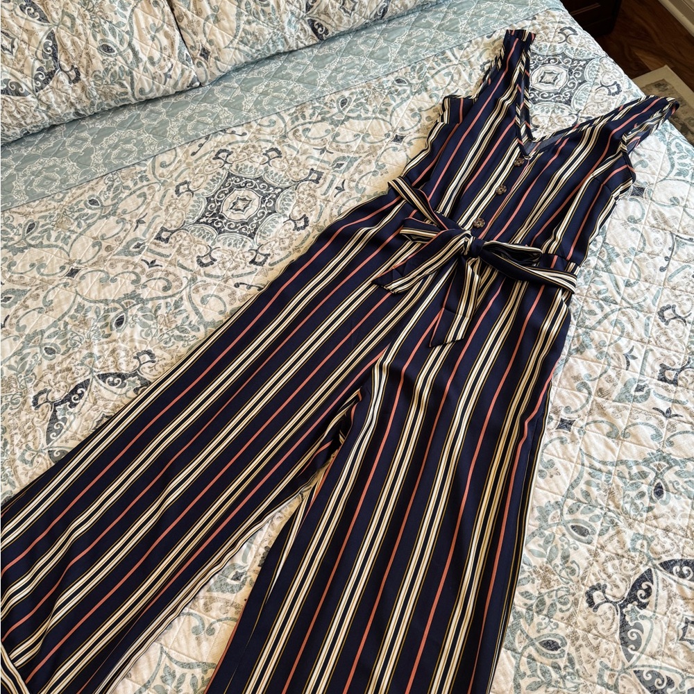 Striped romper